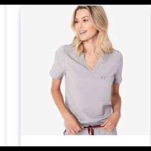 ISO FIGS Cement scrub top XS or Small